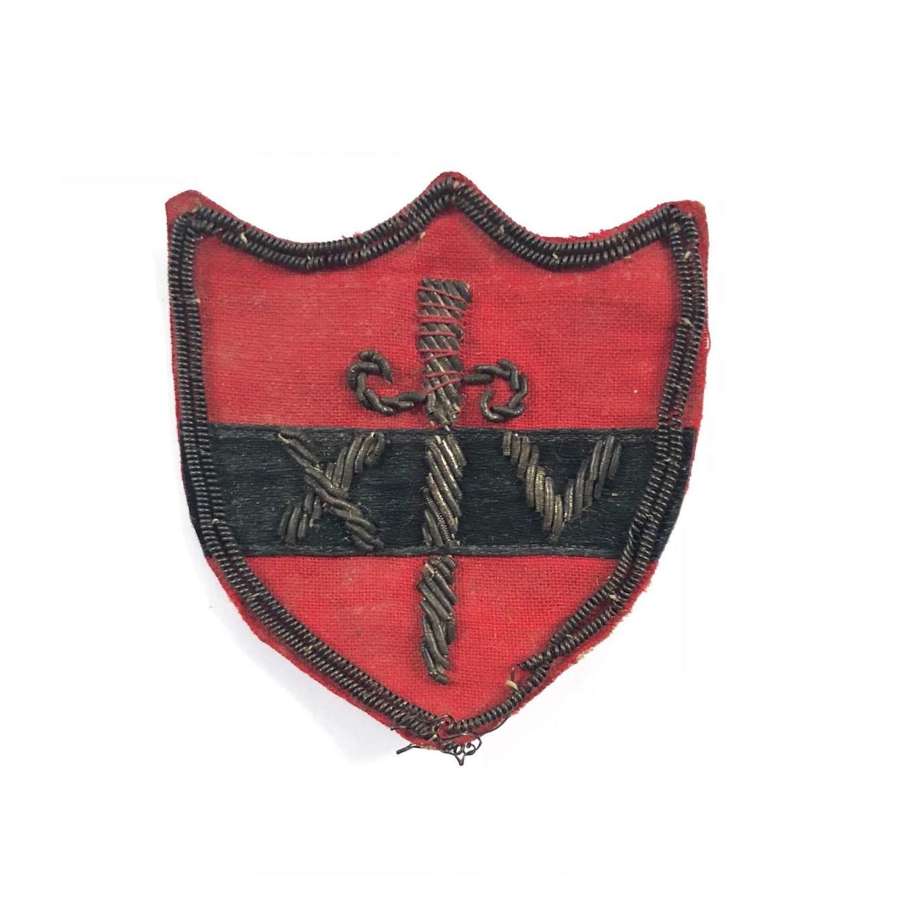 WW2 14th Army Officer’s Formation Cloth Badge