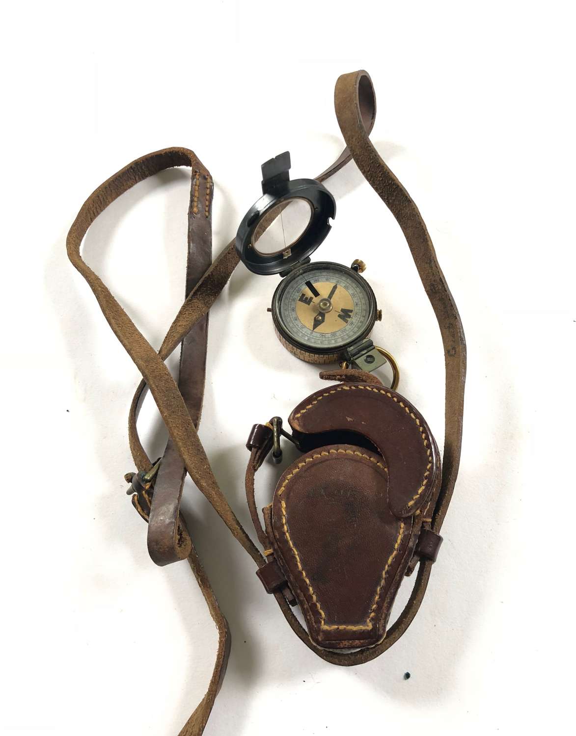 WW1 K.O.Y.L.I Attributed Casualty Officers Marching Field Compass.