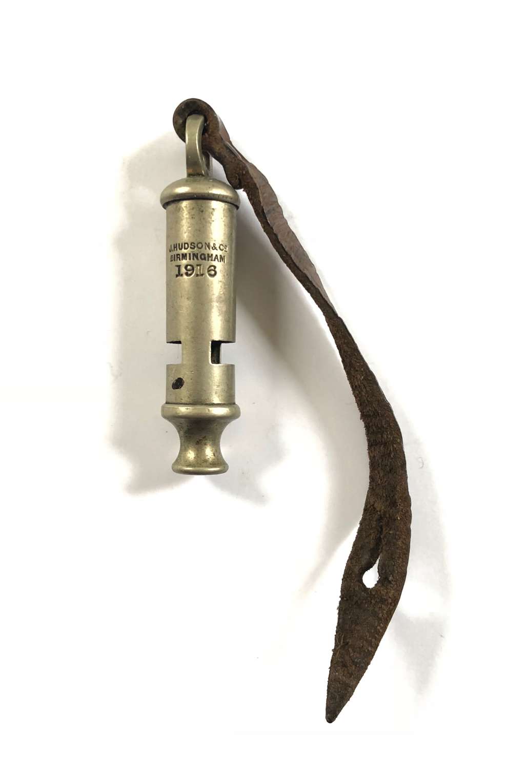 WW1 1916 Battle of the Somme Period Officer’s Trench Whistle By Hudson