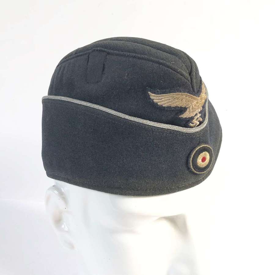 WW2 German Luftwaffe Officer Fliegermütze Side Cap.