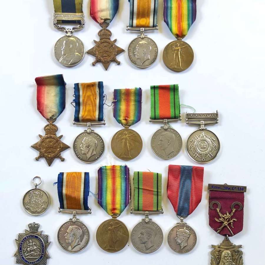 WW1 Royal Warwickshire Regiment Three Brothers 1914 Casualty Medals