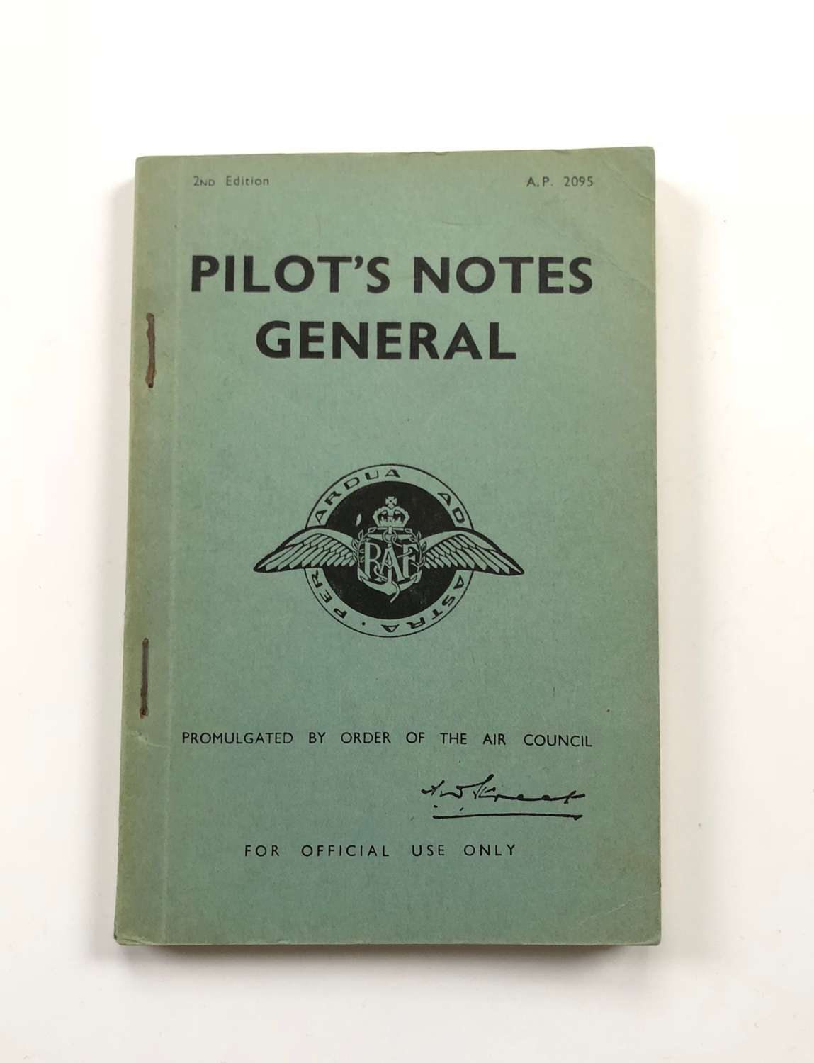 WW2 RAF Pilots General Notes.