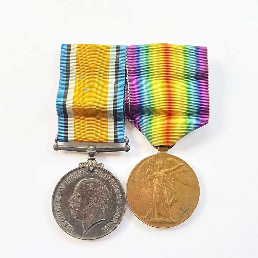 WW1 Royal Naval Volunteer Reserve Medal Pair.