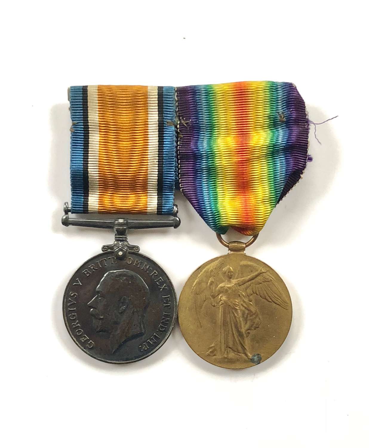 WW1 Royal Fusiliers London Regiment Pair of Medals.