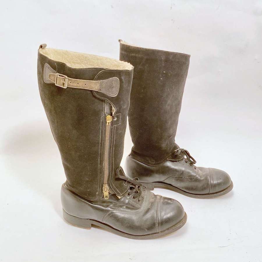 WW2 RAF Aircrew 1943 Pattern Escape Flying Boots.