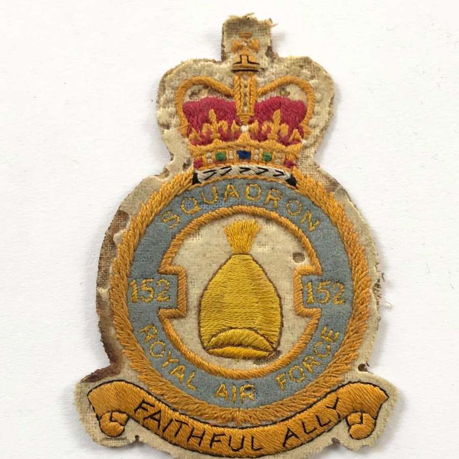 RAF Cold War Period 152 Sqd Flying Suit Squadron Badge.