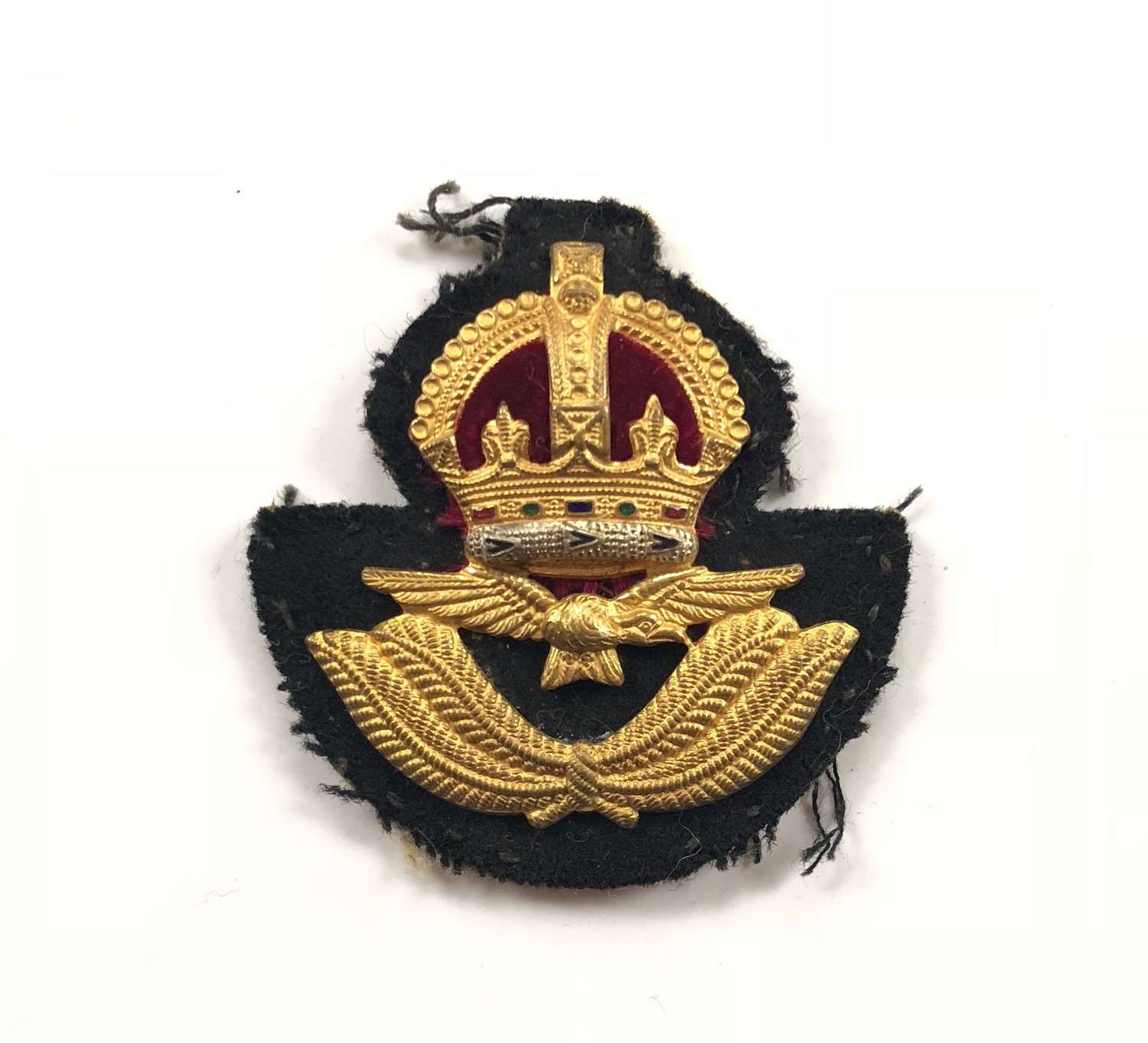 RAF Officer’s King’s Crown Beret Badge.