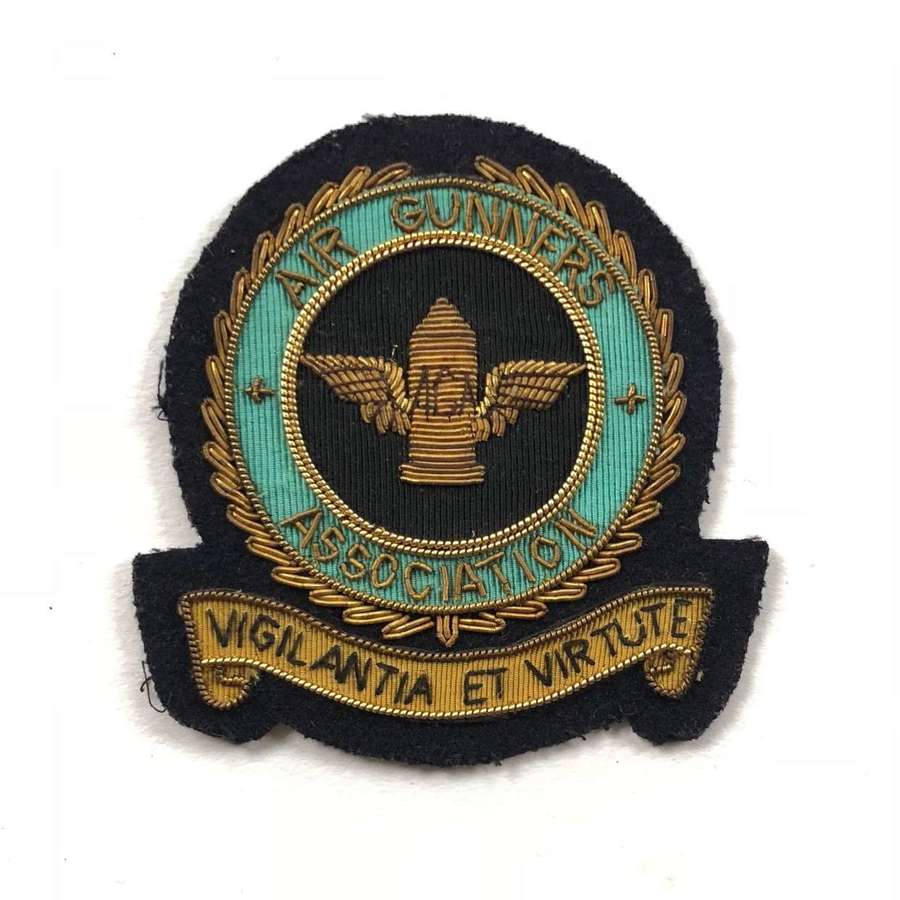 RAF Vintage Air Gunners Association Blazer Badge.