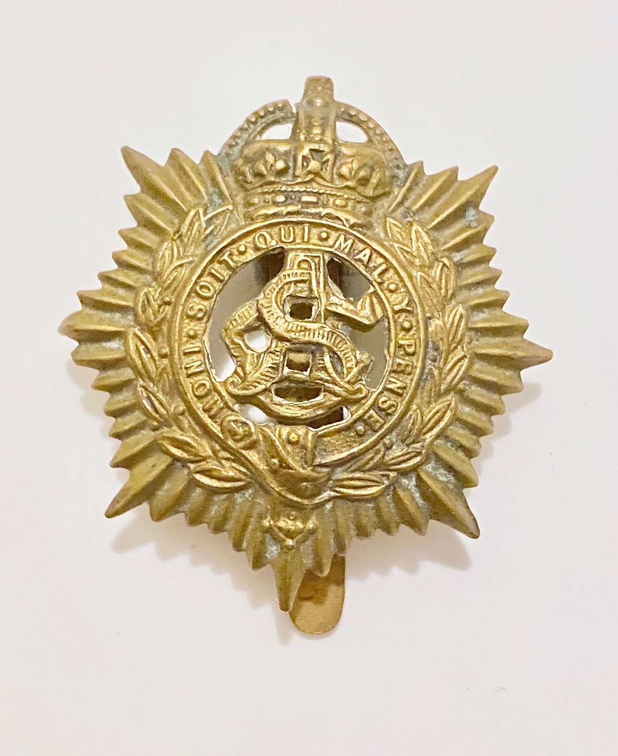 WW1 Army Service Corps Cap Badge by Woodward Birmingham.