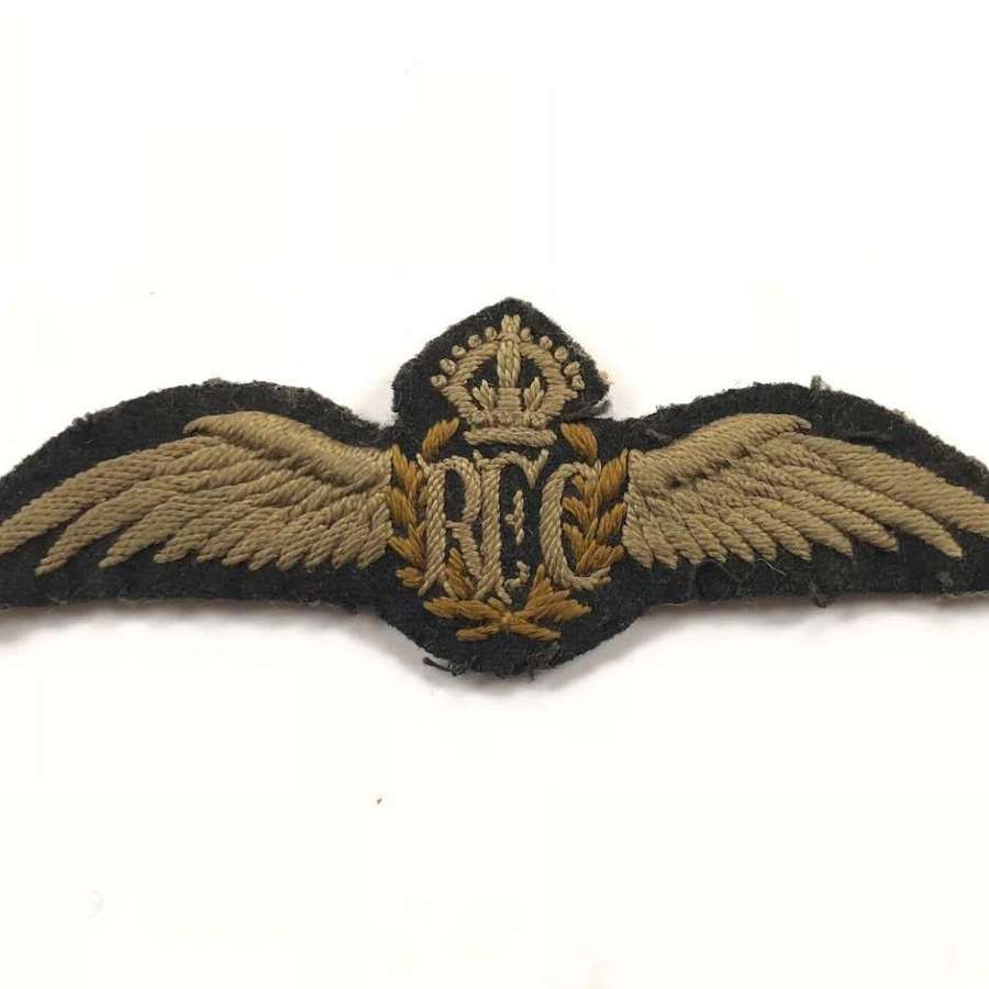 WW1 Royal Flying Corps RFC Pilot Wings.