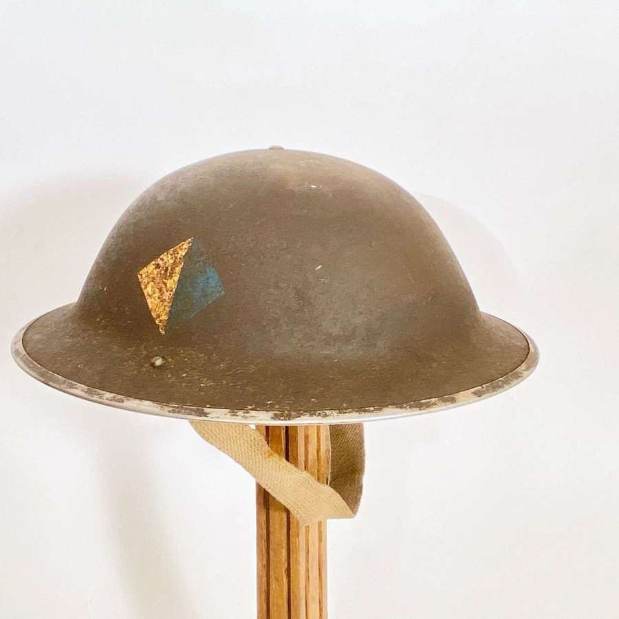 WW2 1943 Royal Signals Steel Helmet.