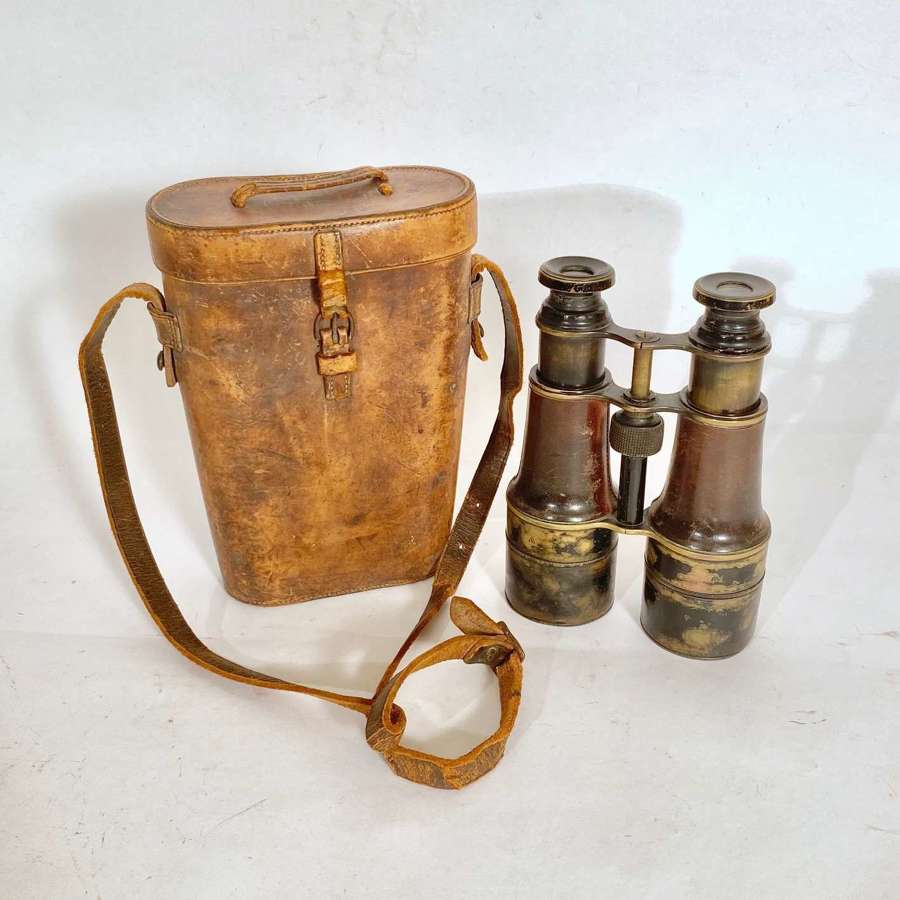 WW1 Period British Army Issue Binoculars.