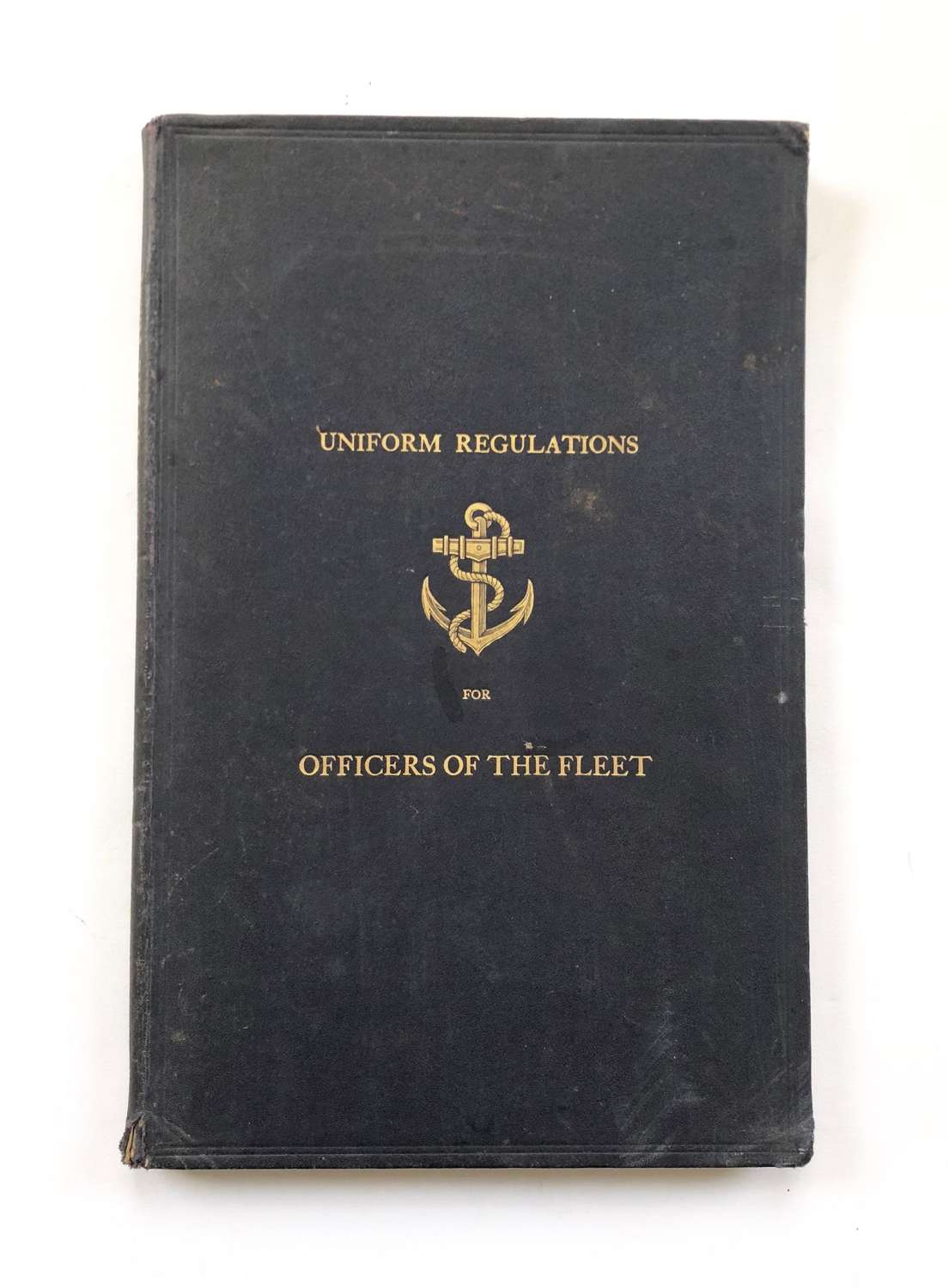 Royal Navy Officer’s Uniform Dress Regulations 1937 Original Edition.