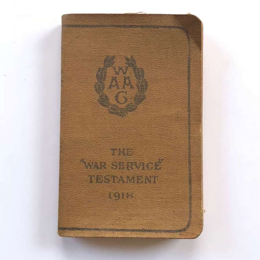 WW1 WAAC Women’s Army Auxiliary Corps New Testament.