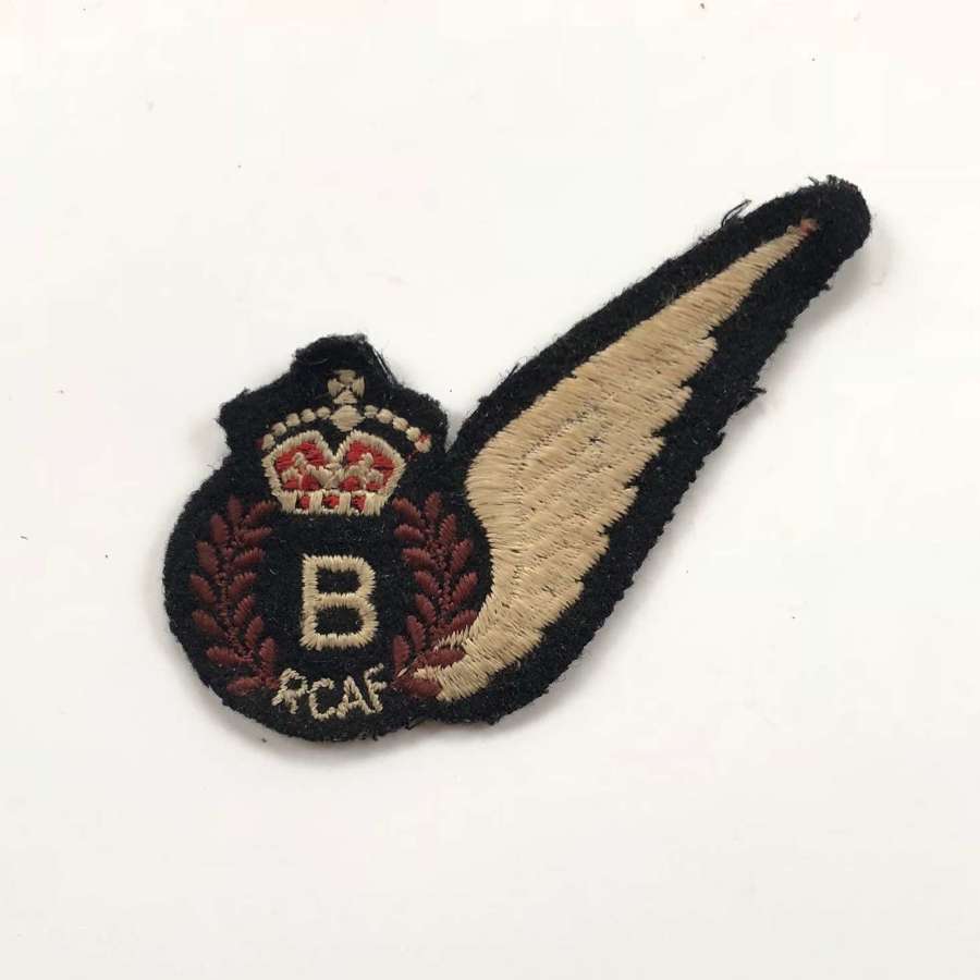 WW2 RCAF Bomb Aimer Brevet Badge.