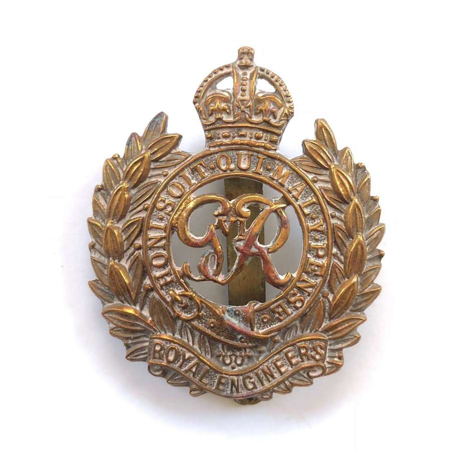 WW2 Pattern Royal Engineers Original Cap Badge