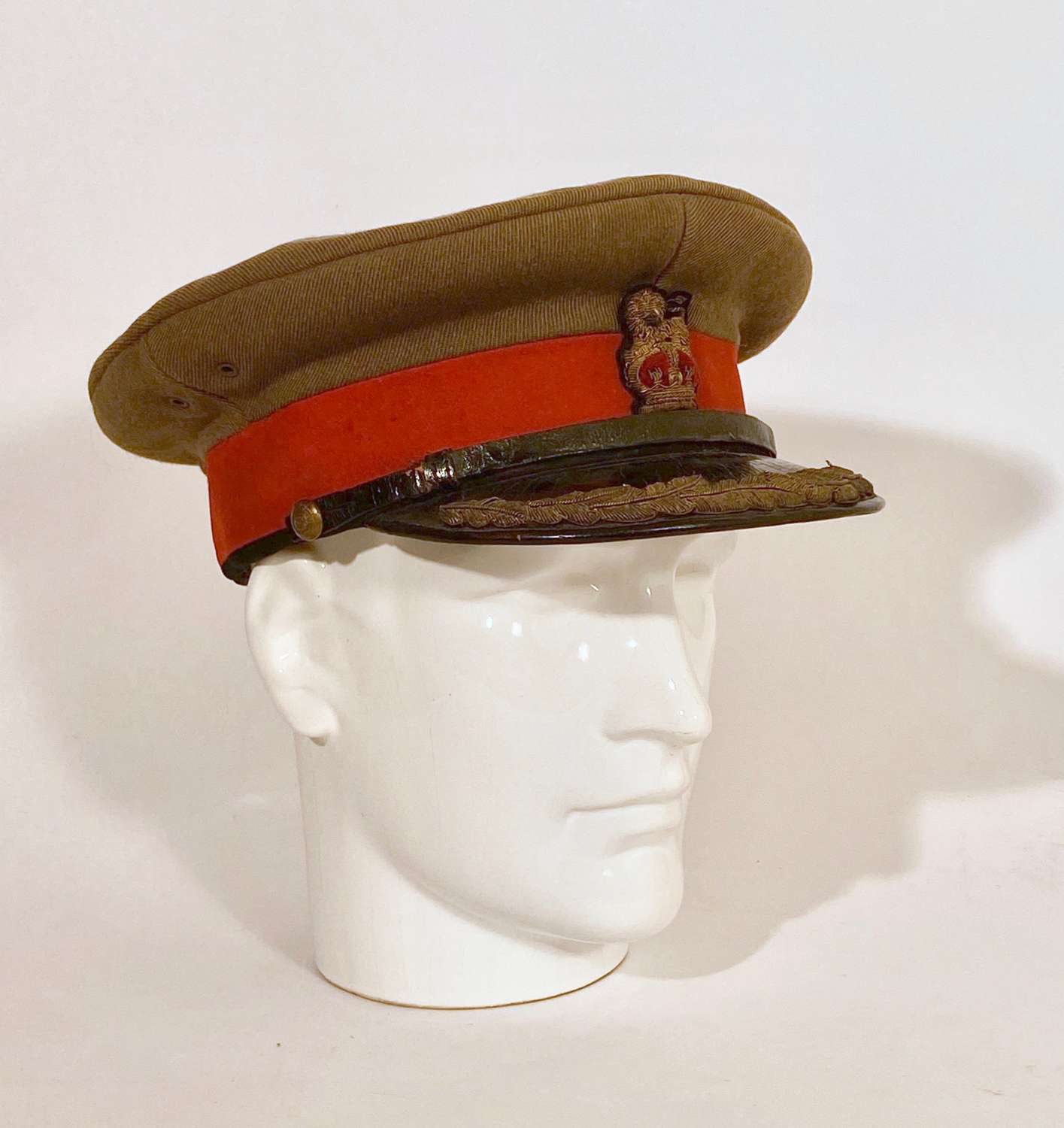 WW1 Staff Officer Service Dress Cap.