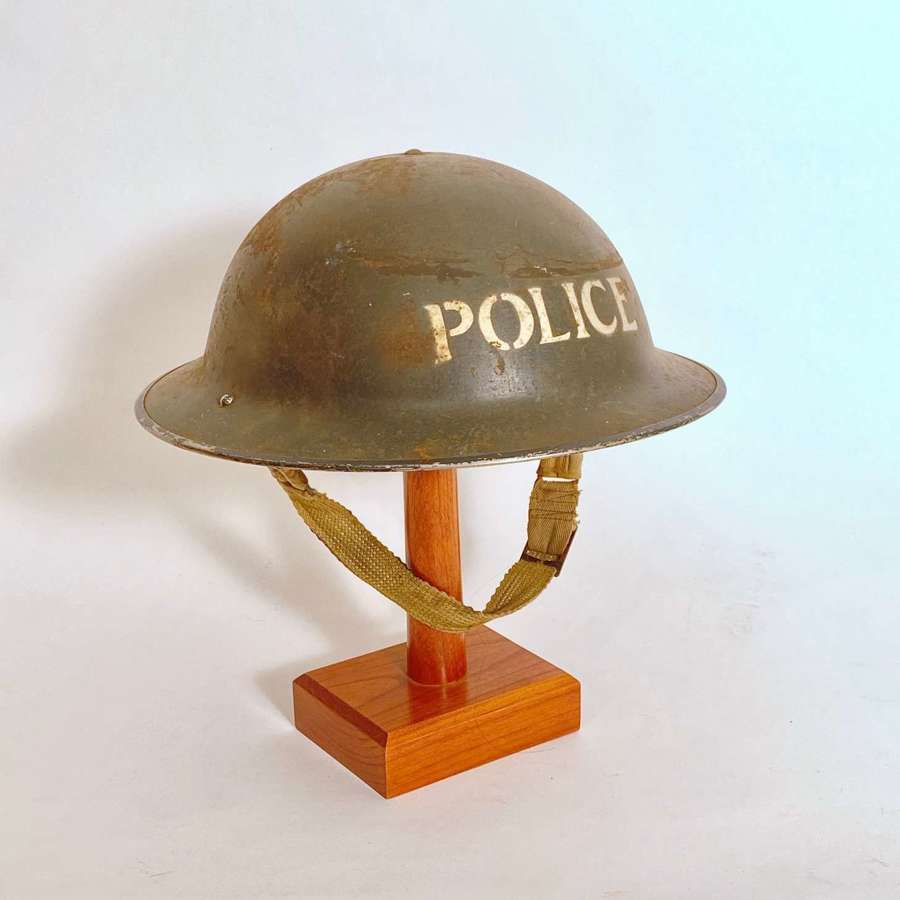 WW2 Home Front Police Tommy Style Helmet.