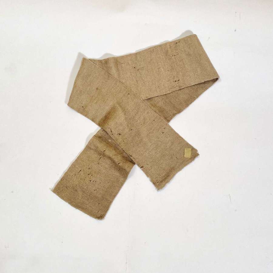 WW1 / WW2 Pattern Soldiers Comfort Wool Scarf.