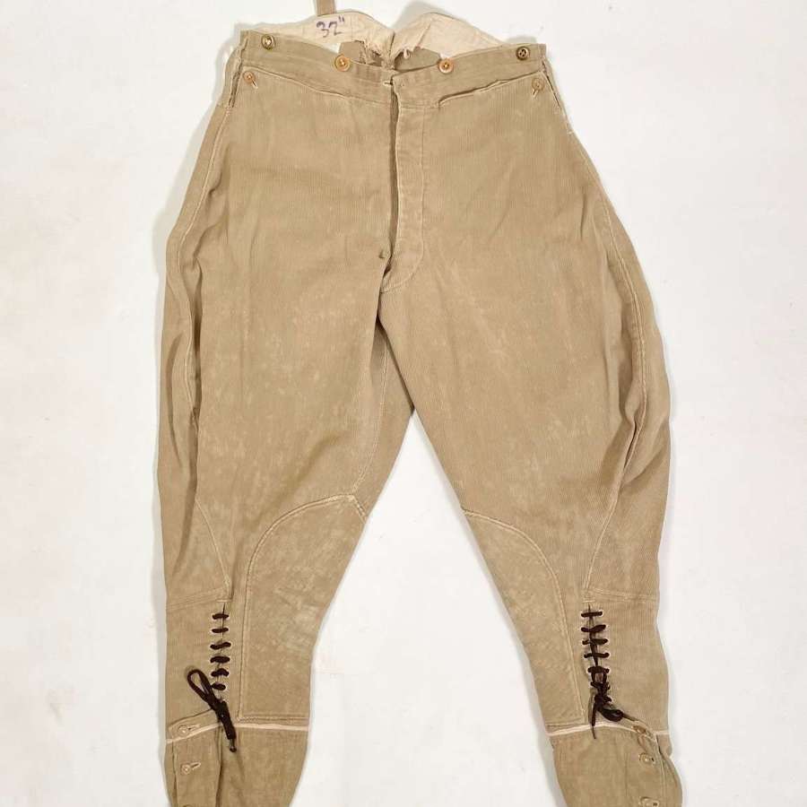 WW1 Style Officers Cord Breeches.