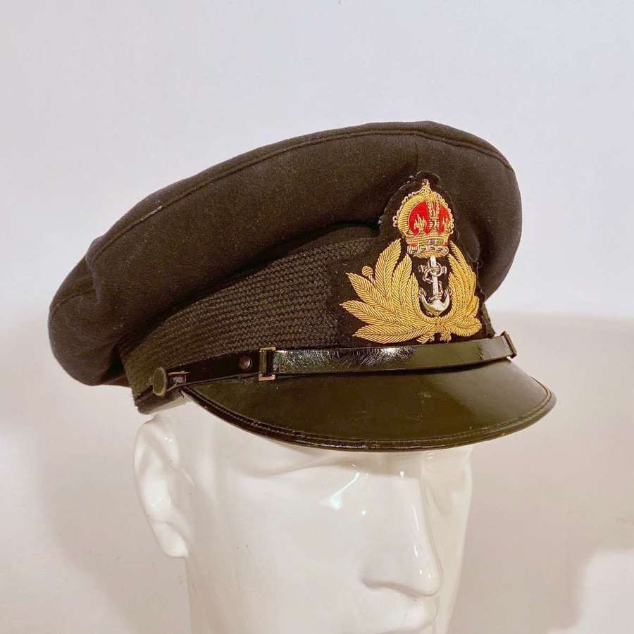 WW2 Period Royal Navy Officers Cap.