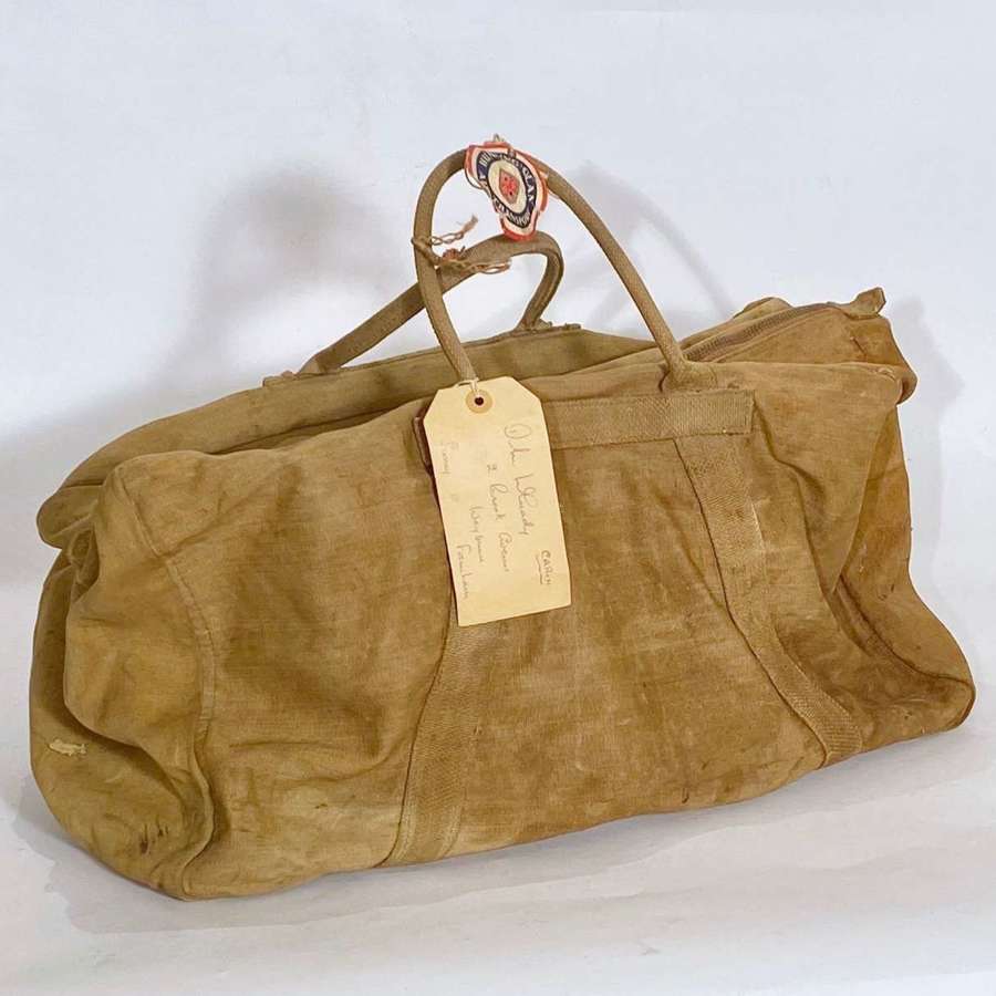 WW2 British Army Holdall Bag.