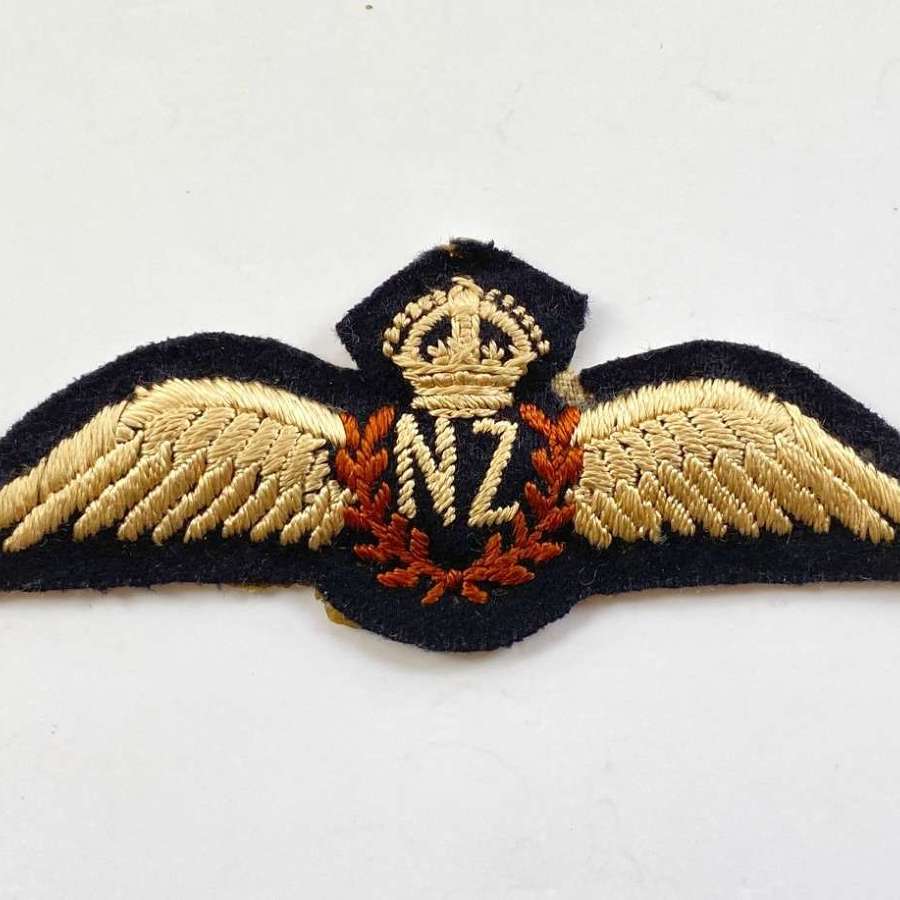 WW2 Royal New Zealand Air Force Pilots Wings.