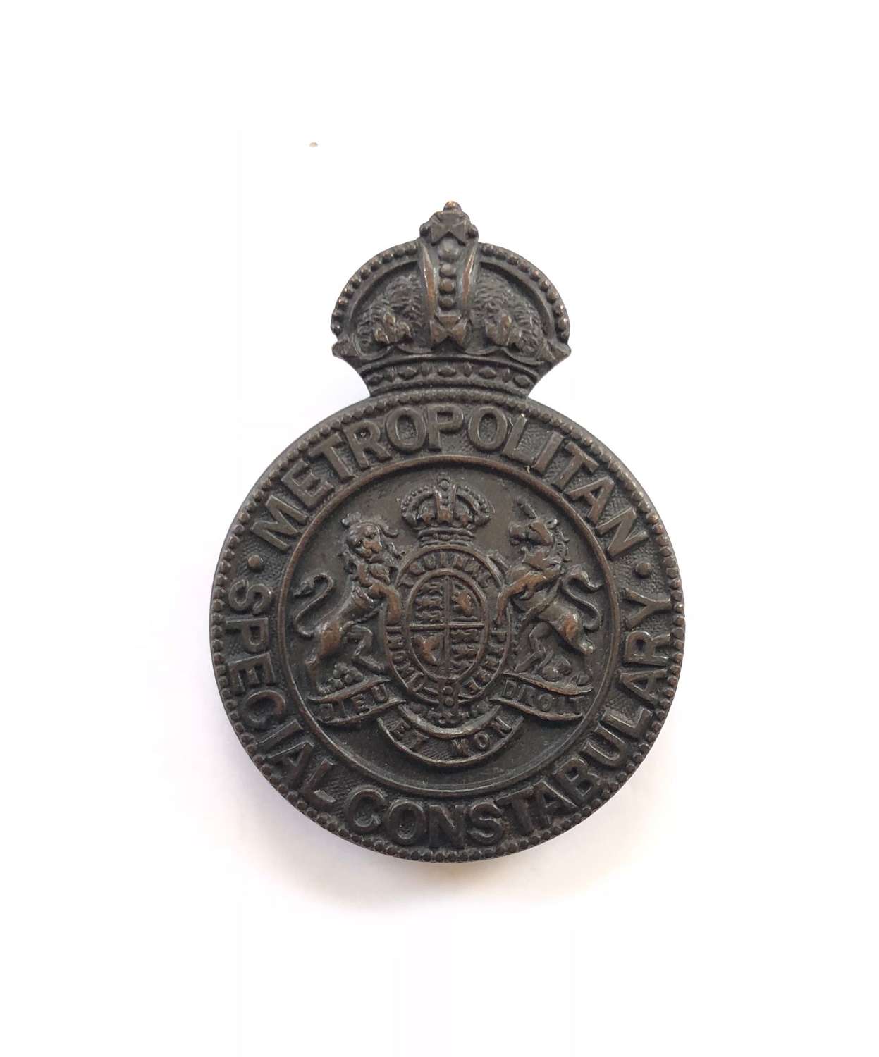 WW1 London Metropolitan Special Constabulary Lapel Badge.