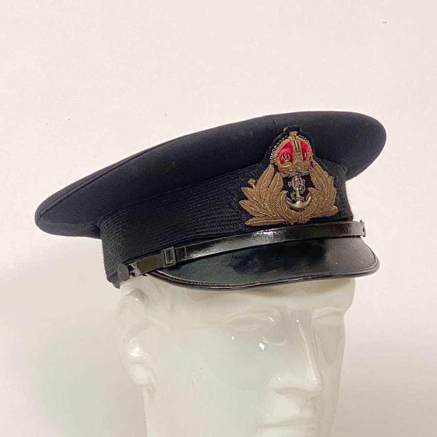 WW2 Period Royal navy Officers Cap.