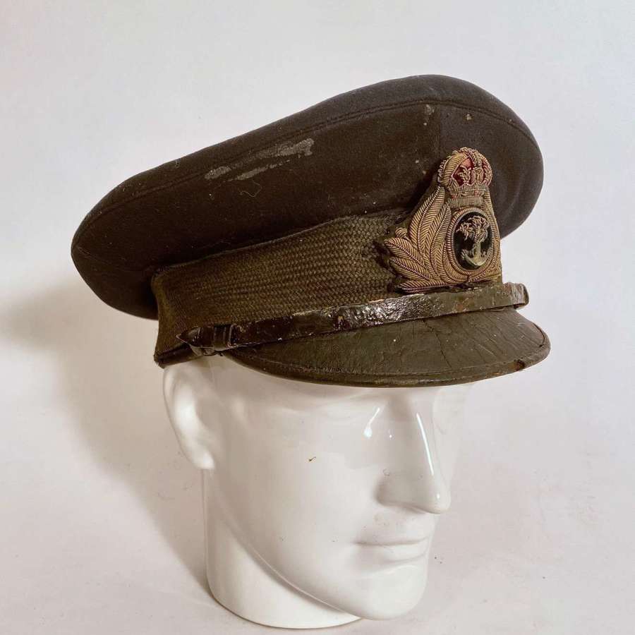 WW1 RNVR, RND Attributed Officer Cap.