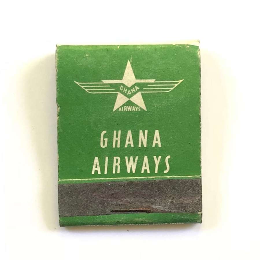 Vintage Ghana Airways Book of Matches.