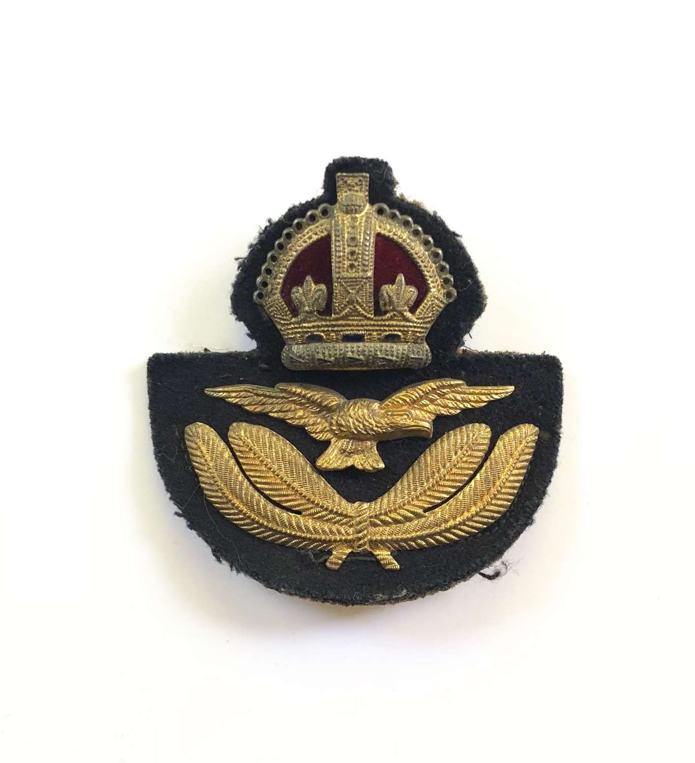 WW2 RAF Officer’s Economy Cap Badge.