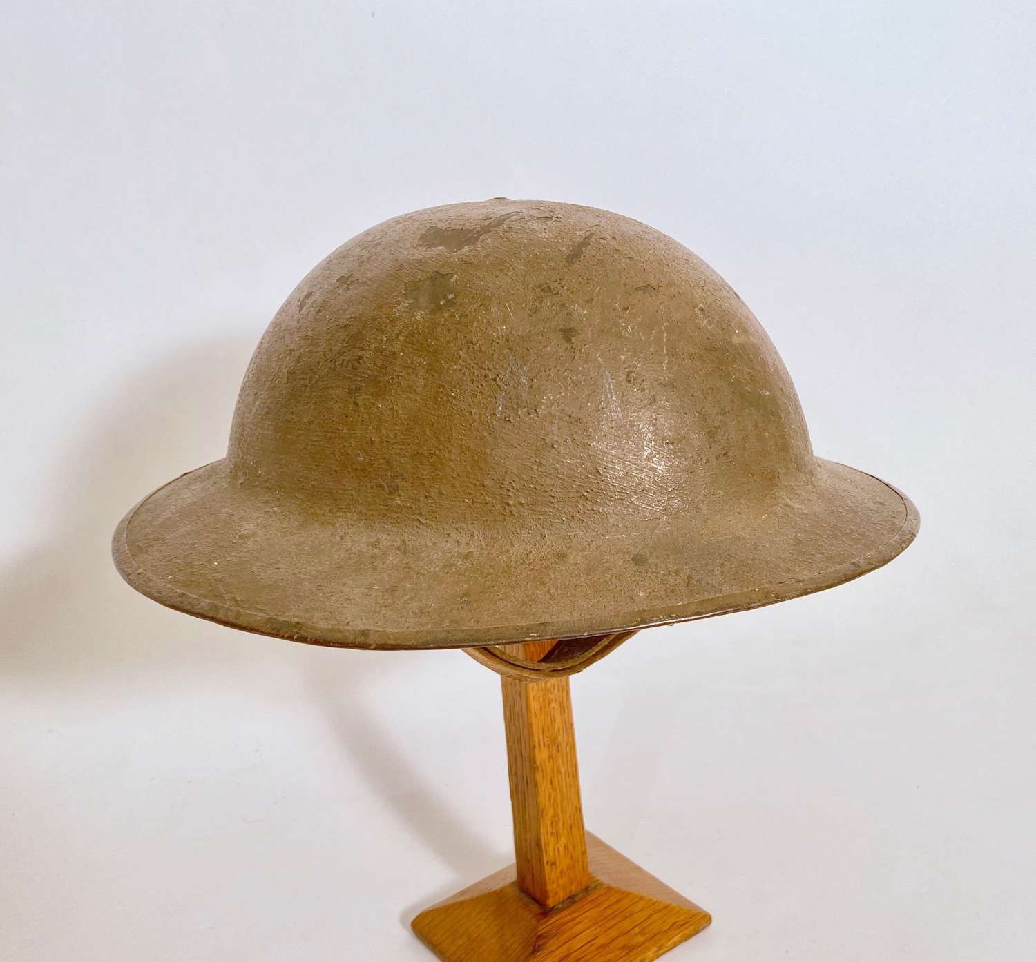 WW1 British Scottish made Brodie Steel Helmet.