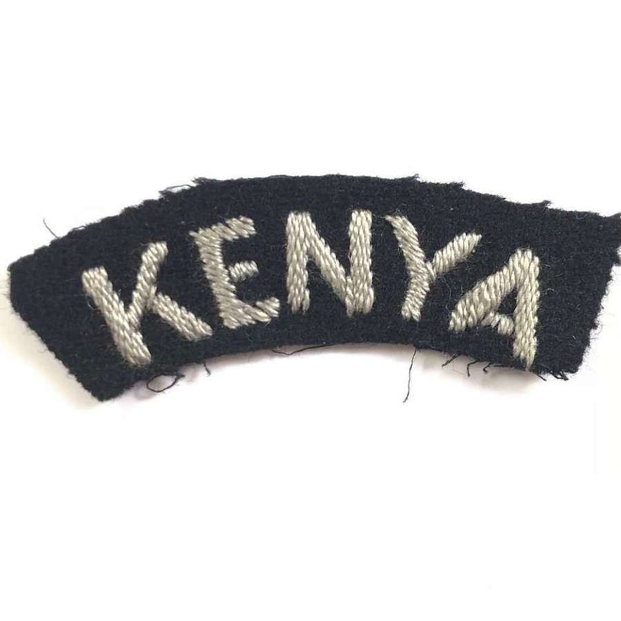 WW2 RAF Kenya Nationality Title