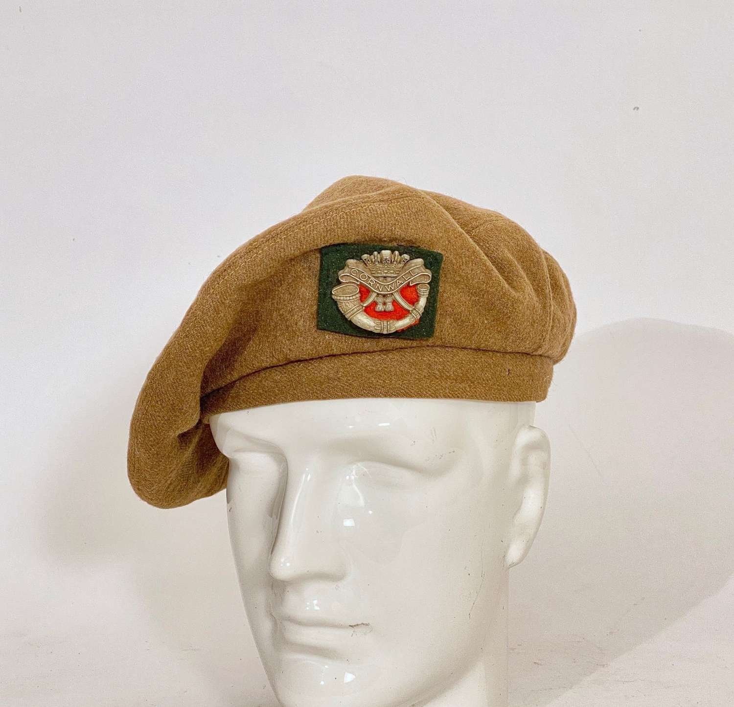 WW1 1945 DCLI General Service Cap with Plastic Economy Badge.