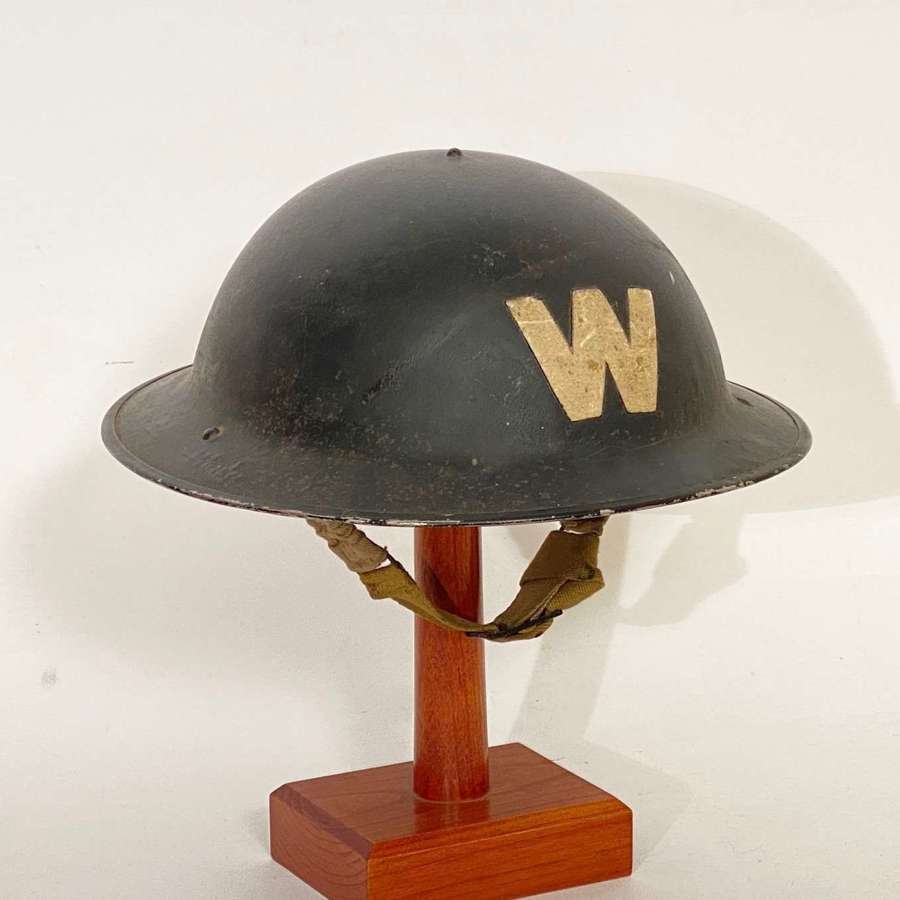WW2 Home Front Blitz Period Wardens Helmet.