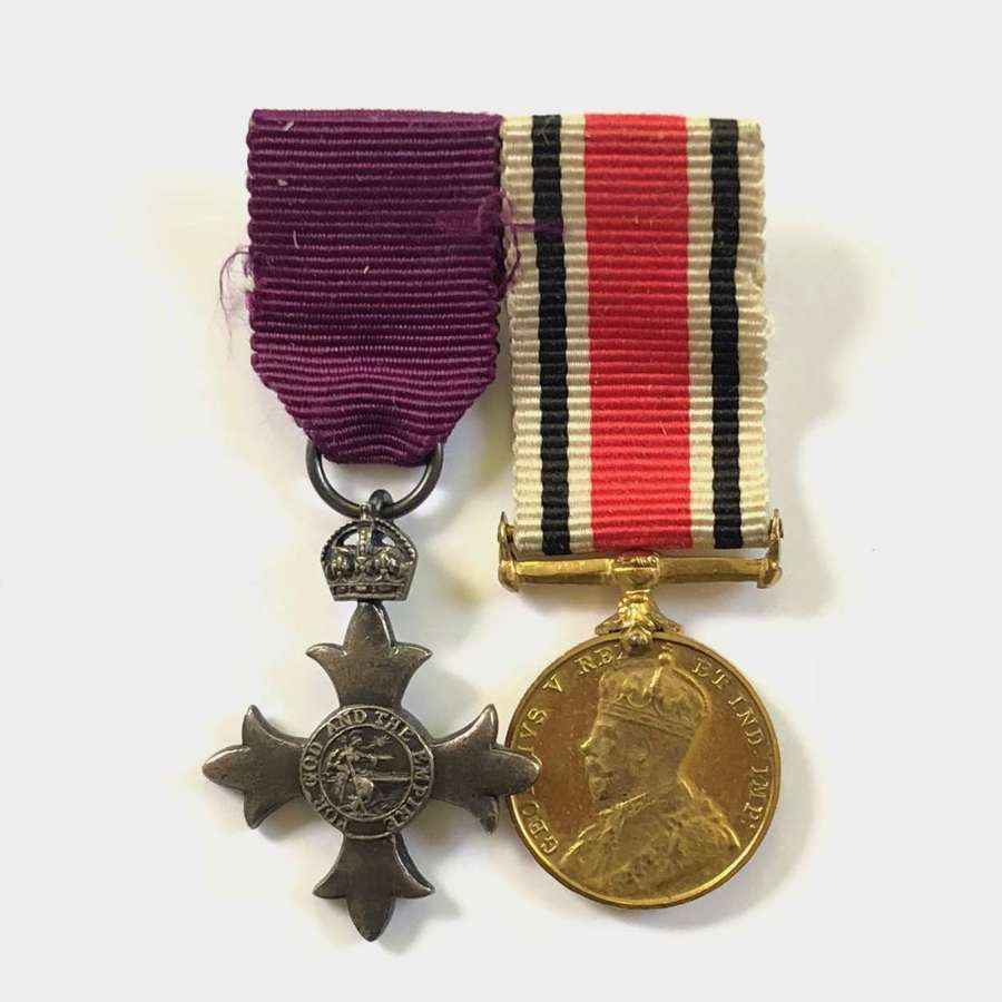 MBE Police Special Constabulary MINIATURE Medal Pair.