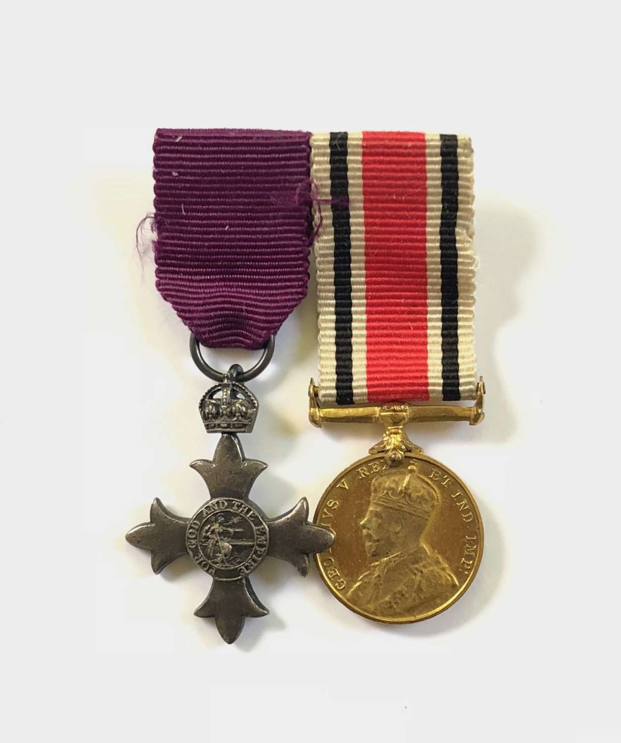 MBE Police Special Constabulary MINIATURE Medal Pair.