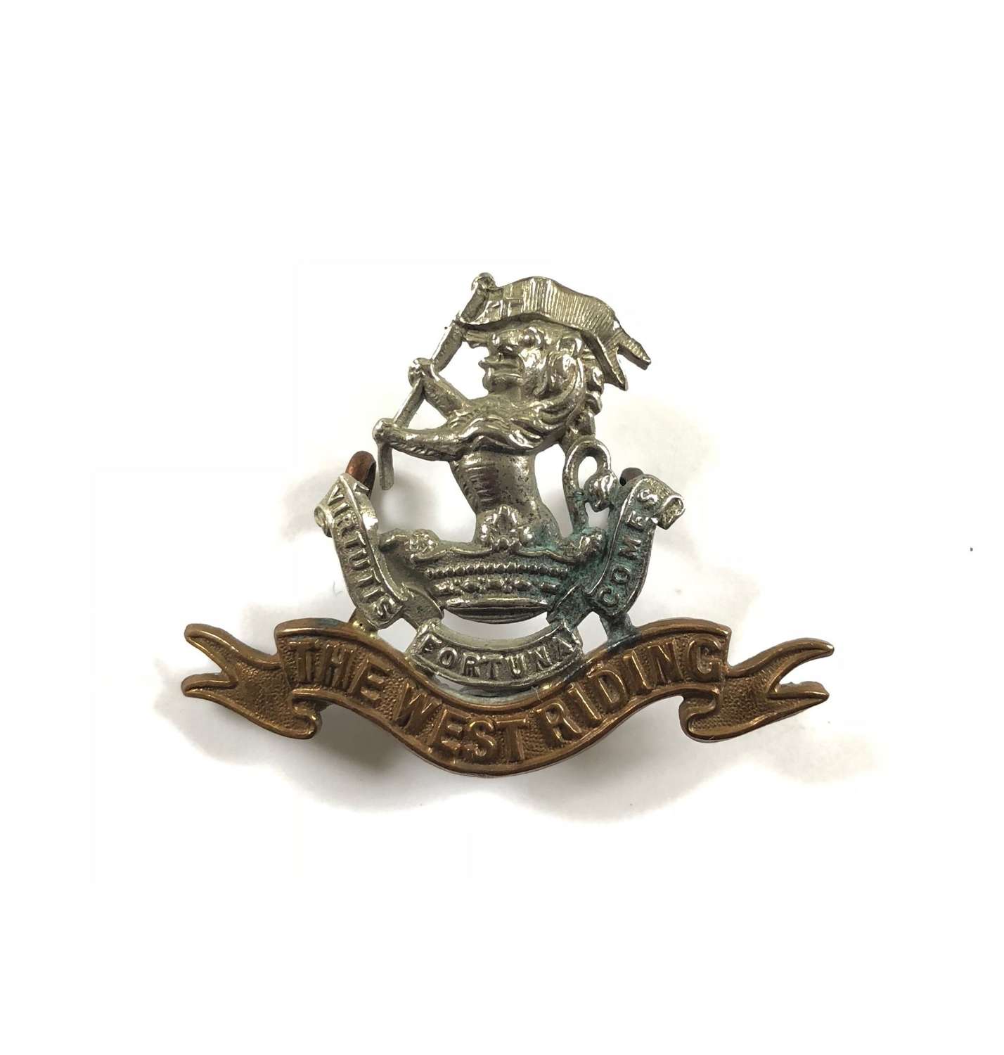 West Riding Regiment Edwardian Pre WW1 Cap Badge.