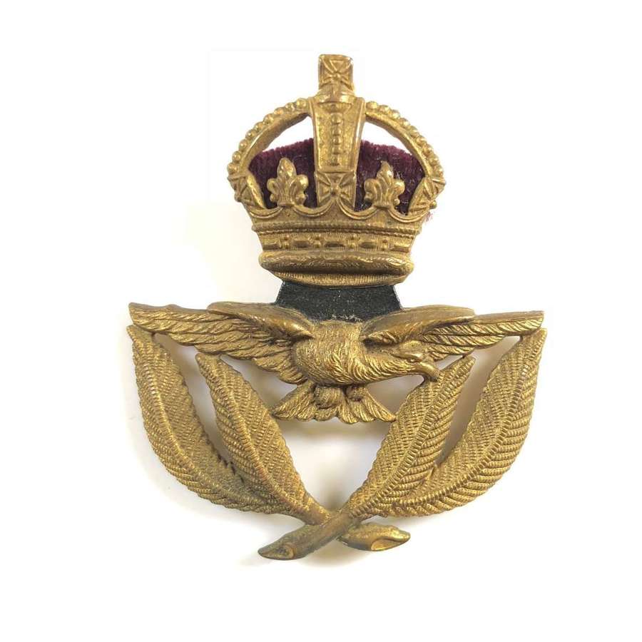 WW2 RAF Warrant Officer Cap Badge