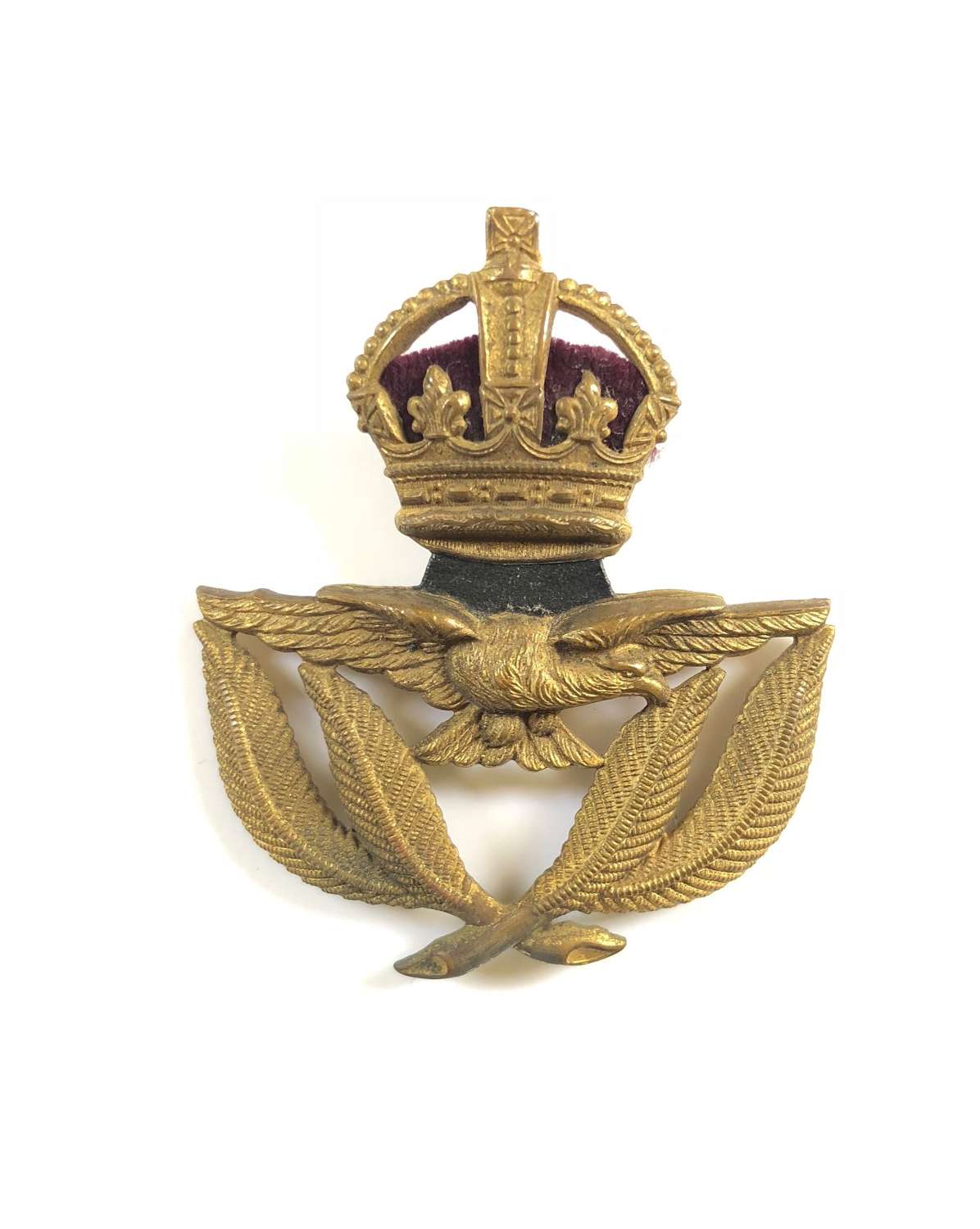 WW2 RAF Warrant Officer Cap Badge