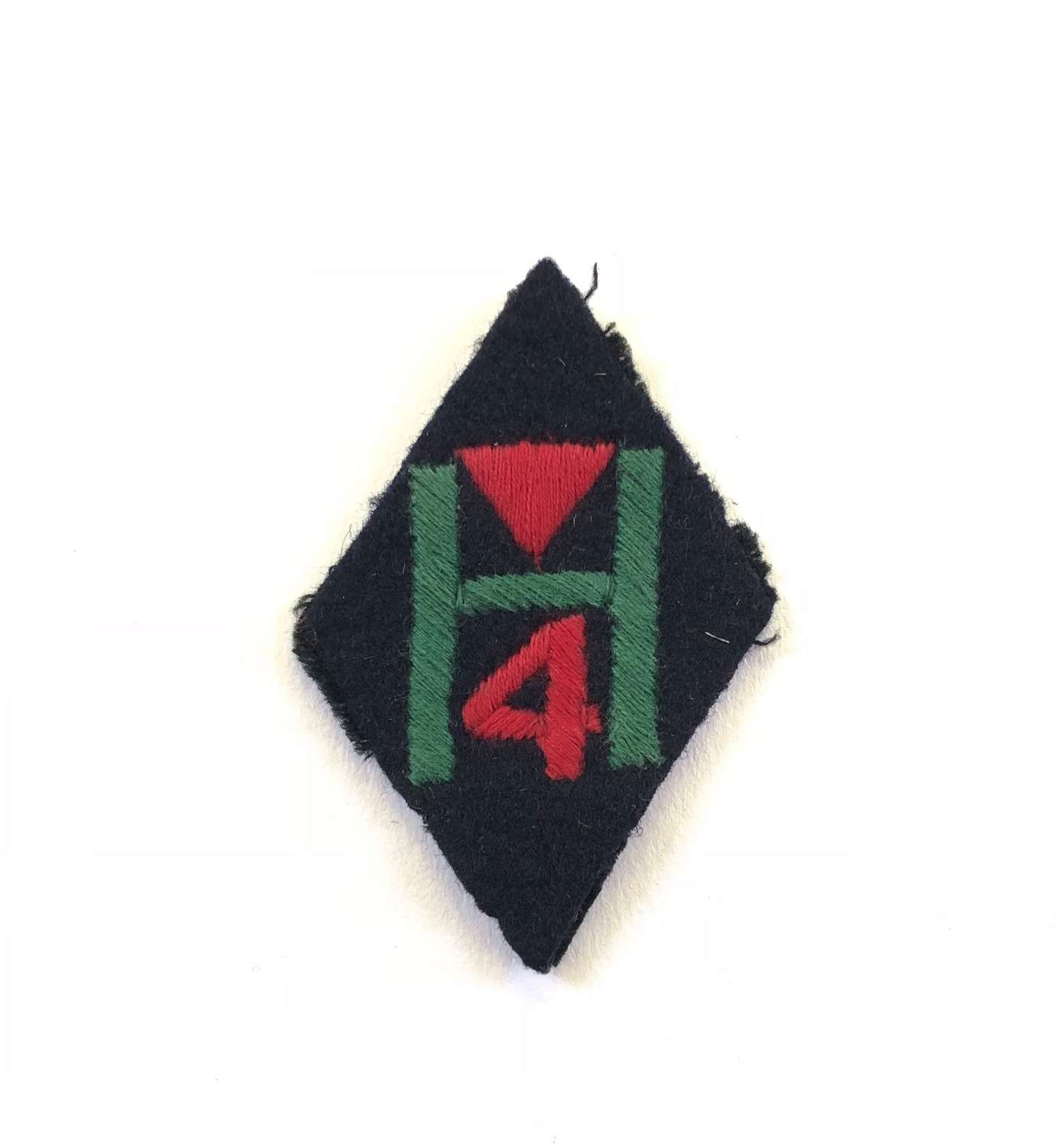WW2 76th Highland Field Regiment Royal Artillery Cloth Badge.