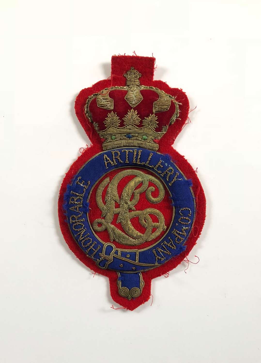 Honourable Artillery Company HAC Light Cavalry Shabraque Badge.