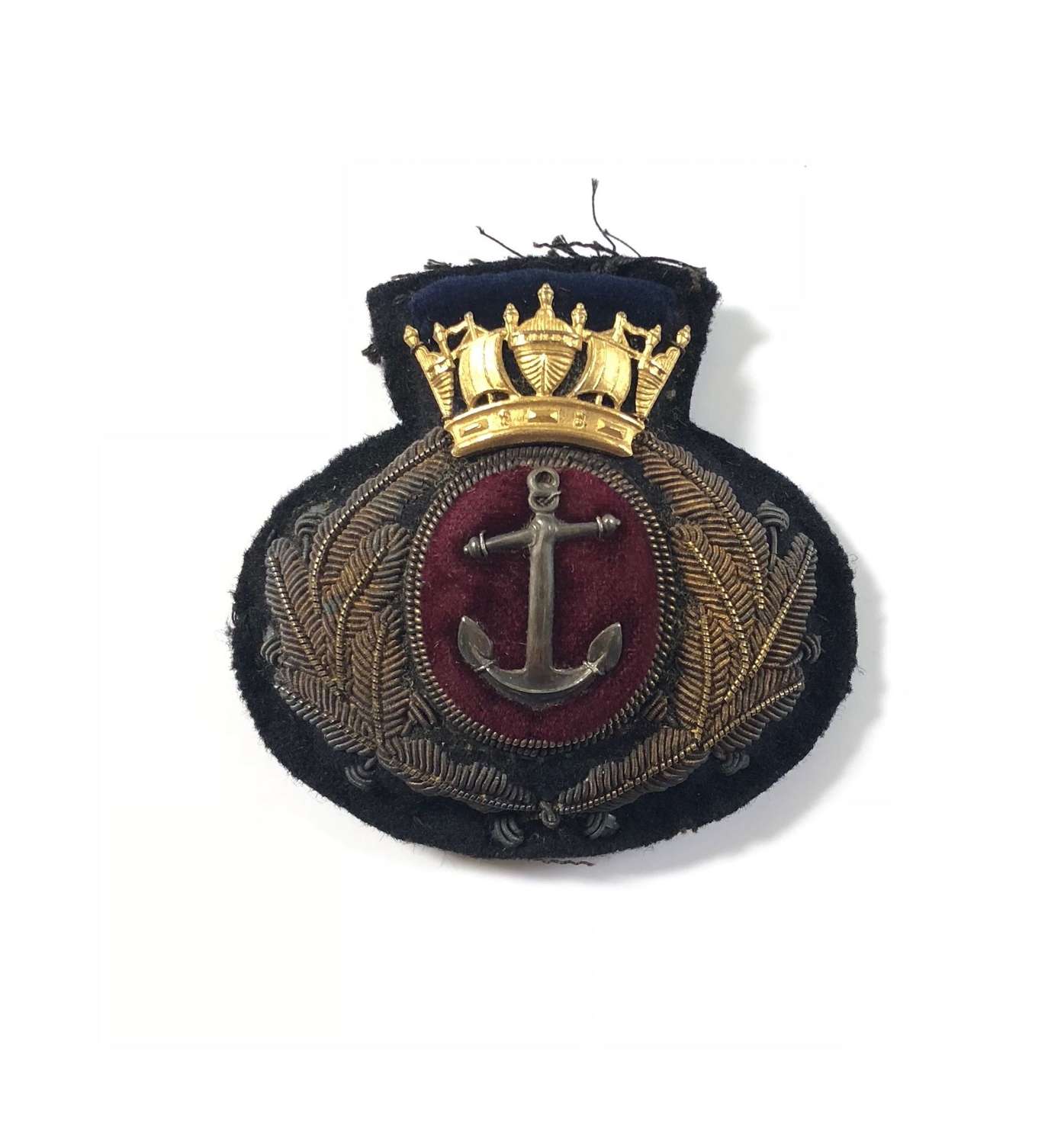 WW1 Period Merchant Navy Officer’s Cap Badge.