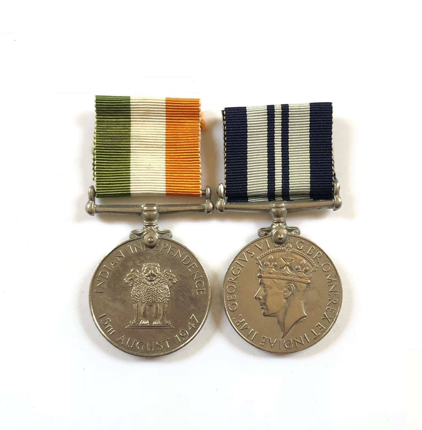 Royal Indian Army Service Corps WW2 Pair of Medals.