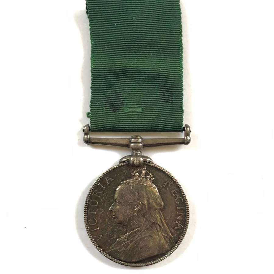 Victorian Rifle Volunteers Long Service Medal.