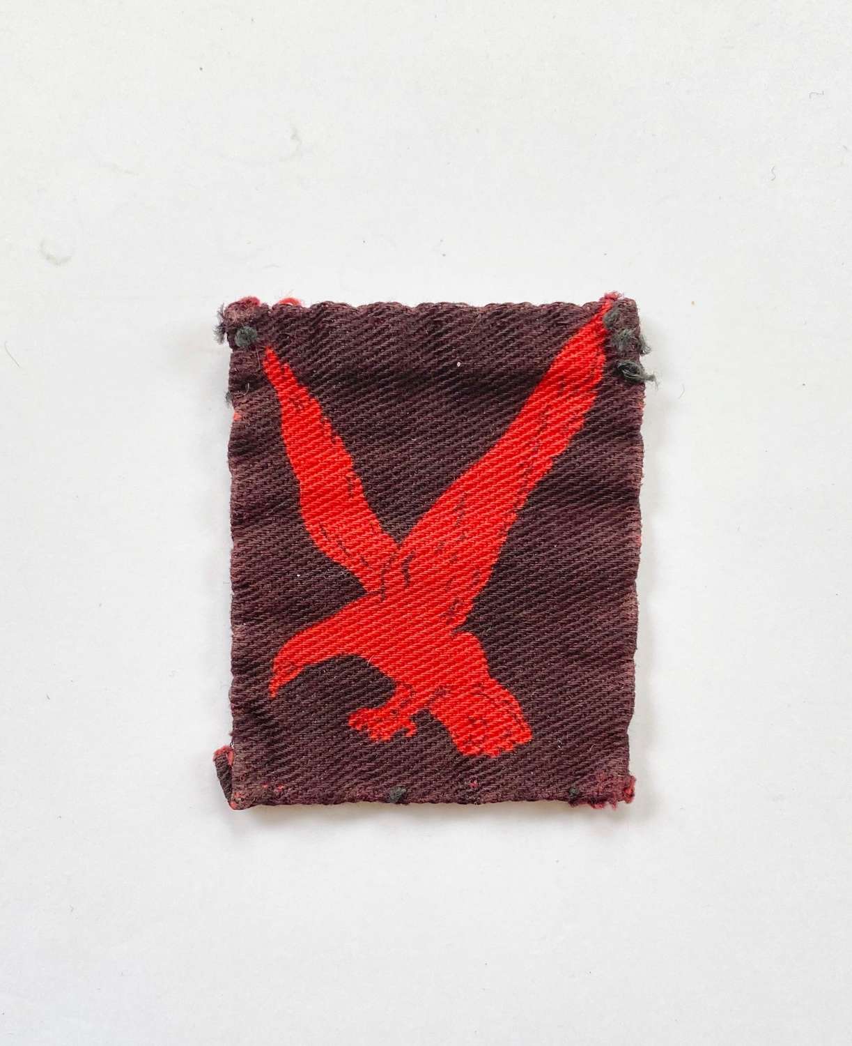 WW2 4th Indian Division Printed Cloth Badge.