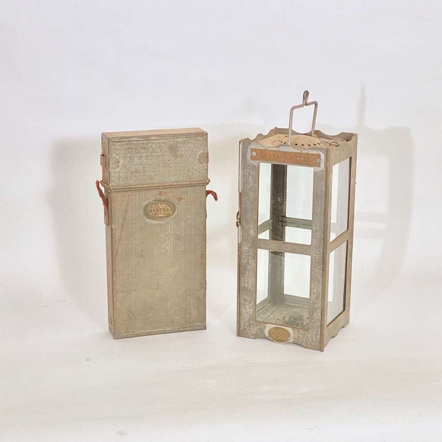 WW1 1915  British Army Trench lantern and Case