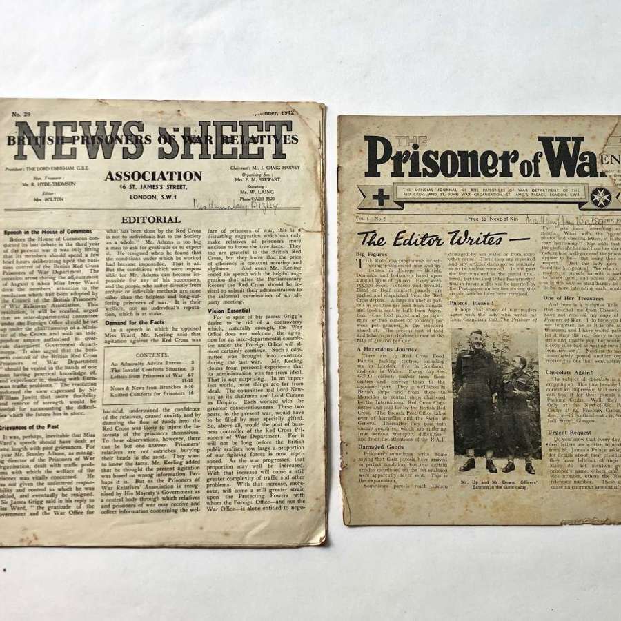 WW2 Prisoner of War Interest Papers