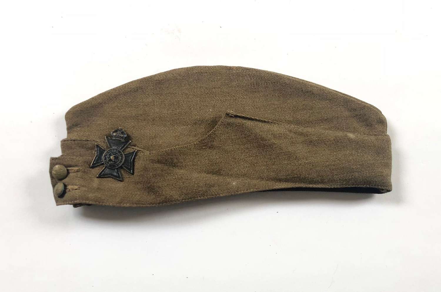 WW2 Bucks Battalion Field Service Side Cap.